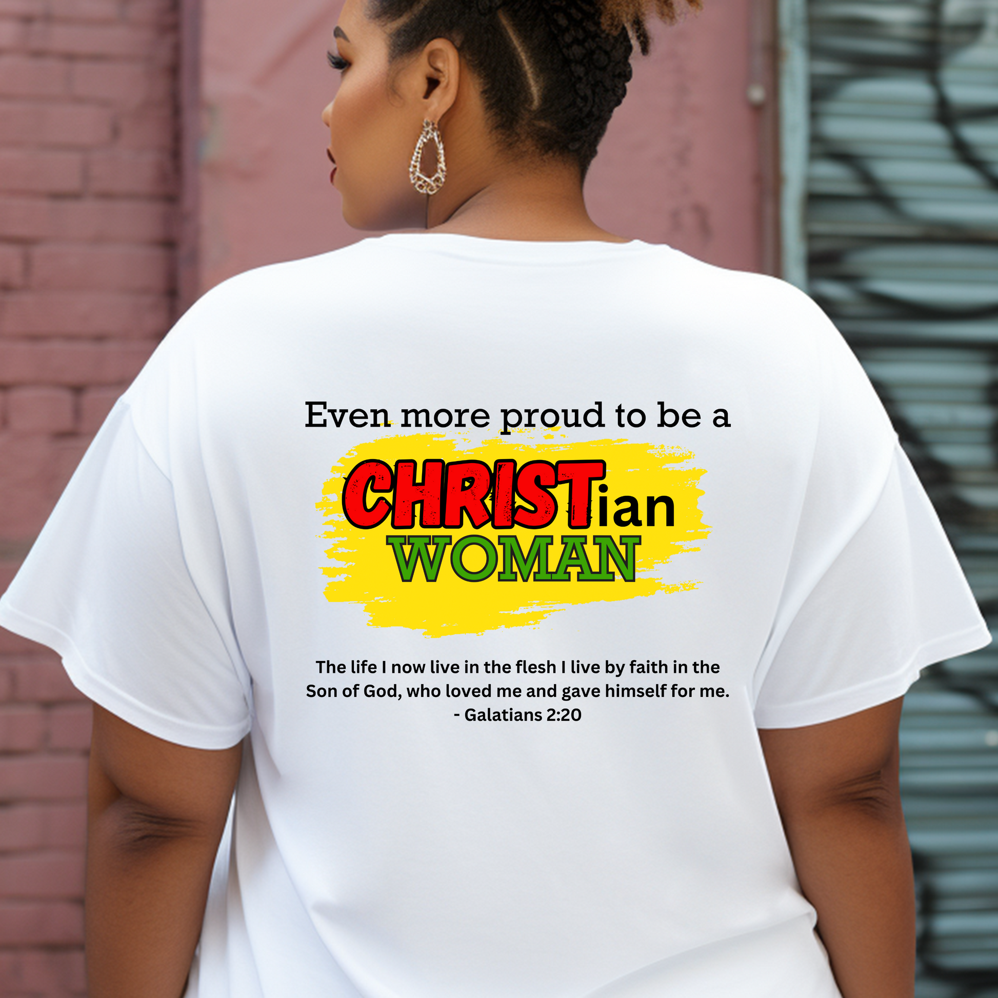 Shop for our empowering "Proud to be a Black Christian Woman" t-shirt, a stylish white tee that celebrates the intersection of Black History and faith. This statement piece allows you to make a bold and confident statement in your fashion choices. 🖤✝️ #BlackChristianWoman #FaithFashion #BlackHistoryFashion