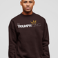 Buy our Triumph King chocolate brown sweatshirt only at Triumph Tees. Our comfortable faith clothing is for Christian men who know they can triumph over anything with the help of Jesus Christ. Enjoy a soft and warm sweatshirt like this one everyday.